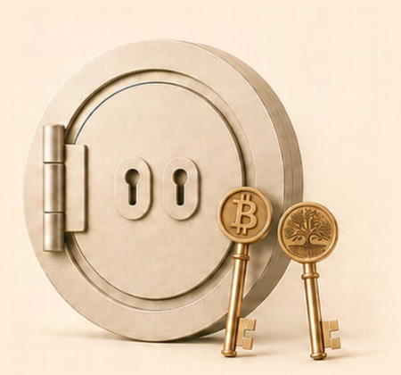 Vault with two keys