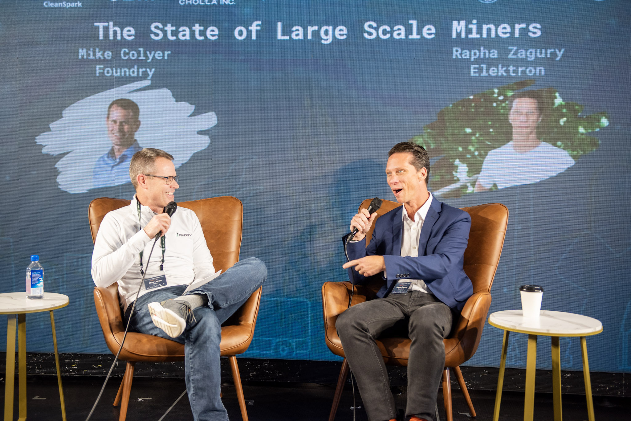 Mike Colyer and Rapha Zagury fireside chat at NEMS26